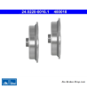 ATE Original 2 Pieces Brake Drum (24022000161) for Audi