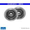 ATE Tambor de freno original de 2 piezas (24022000161) para Audi