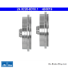 ATE Tambour de frein original en 2 parties (24022000181) pour Audi, Seat, Skoda, Volkswagen (VW)