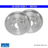 ATE Originele 2-delige remtrommel (24022000261) voor Mazda