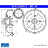 ATE Original zweiteiliger Bremstrommel (24022000332) für Opel