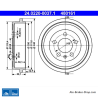 ATE Original 2 Pieces Brake Drum (24022000371) for Audi, Seat, Skoda, Volkswagen (VW)