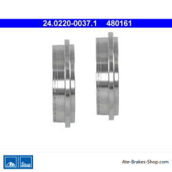 ATE Originale zweiteilige Bremstrommel (24022000371) für Audi, Seat, Skoda, Volkswagen (VW)