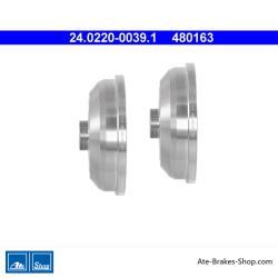 ATE Originele 2-delige remtrommel (24022000391) voor Opel