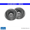 ATE Original zweiteiliger Bremstrommel (24022000391) für Opel