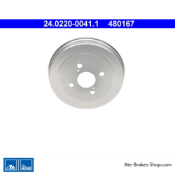 ATE Original 2 Pieces Brake Drum (24022000411) for Toyota