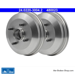 ATE Original zweiteilige Bremstrommel (24022030042) für Ford