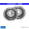 ATE Original 2 Pieces Brake Drum (24022030071) for Abarth, Alfa Romeo, Fiat, Lancia
