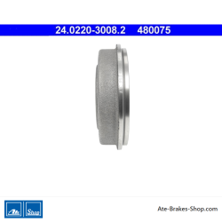 ATE Originale zweiteilige Bremstrommel (24022030082) für Ford