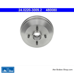 ATE Originele 2-delige remtrommel (24022030092) voor Ford, Mazda