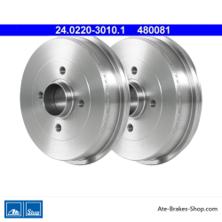 ATE Tambour de frein original en 2 parties (24022030101) pour Nissan, Renault