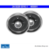ATE Original 2 Pieces Brake Drum (24022030101) for Nissan, Renault