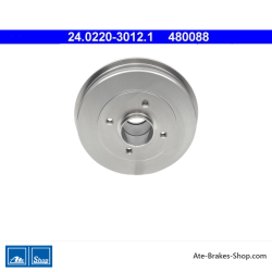 ATE Original-2-teilige Bremstrommel (24022030121) für Renault