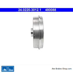 ATE Original 2 Pieces Brake Drum (24022030121) for Renault