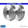 ATE Original 2 Pieces Brake Drum (24022030131) for Citroën, Peugeot