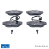 ATE original brake pads (13046029802) for Alfa Romeo, Lancia