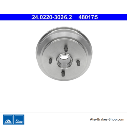ATE Originale zweiteilige Bremstrommel (24022030262) für Ford