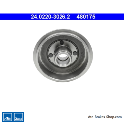 ATE Original 2 Pieces Brake Drum (24022030262) for Ford