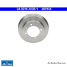 ATE Caisse de frein originale en 2 pièces (24022030281) pour Mitsubishi