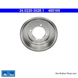 ATE Original 2 Pieces Brake Drum (24022030281) for Mitsubishi