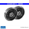 ATE Originele 2-delige remtrommel (24022030371) voor Dacia, Renault