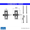ATE Original brake pad accessories kit (13046001972) for Mercedes-Benz