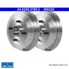 ATE Tambor de freno original de 2 piezas (24022037092) para Ford, Mazda