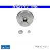 ATE Tambor de freno original de 2 piezas (24022037212) para Dacia, Renault