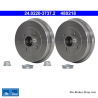 ATE Tambour de frein original en deux parties (24022037372) pour Dacia, Renault