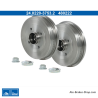 ATE Tambour de frein original en deux parties (24022037532) pour Dacia, Renault