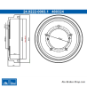 ATE Caisse de frein originale en 2 pièces (24022200031) pour Suzuki