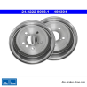 ATE Tambor de freno original de 2 piezas (24022280081) para Toyota