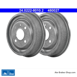 ATE Original zweiteilige Bremstrommel (24022280102) für Ford