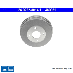 ATE Original 2 Pieces Brake Drum (24022280141) for Ford