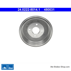 ATE Original zweiteiliger Bremstrommel (24022280141) für Ford