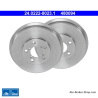 ATE Caisse de frein originale en deux pièces (24022280231) pour Subaru