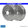 ATE Tambor de freno original de 2 piezas (24022280311) para Toyota