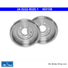 ATE Tambour de frein original en 2 pièces (24022280351) pour Ford