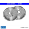 ATE Tambor de freno original de 2 piezas (24022280371) para Fiat, Opel