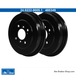 ATE Originele 2-delige remtrommel (24022290051) voor Ford