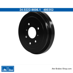 ATE Tambour de frein original en 2 pièces (24022290061) pour Nissan