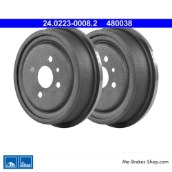ATE Original-2-teilige Bremstrommel (24022300082) für Opel