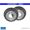 ATE Originele 2-delige remtrommel (24022300091) voor Mercedes-Benz