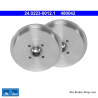 ATE Tambor de freno original de 2 piezas (24022300121) para Volkswagen (VW)