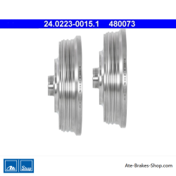 ATE ursprüngliche zweiteilige Bremstrommel (24022300151) für Seat, Volkswagen (VW)