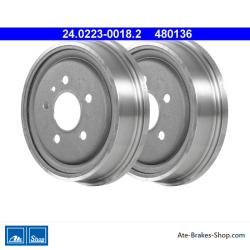 ATE Caisson de frein original en 2 pièces (24022300182) pour Opel