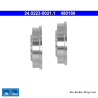 ATE Tambor de freno original de 2 piezas (24022300211) para Opel