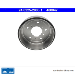 ATE Originele 2-delige remtrommel (24022520031) voor Volkswagen (VW)