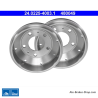 ATE Originele 2-delige remtrommel (24022540031) voor Mercedes-Benz