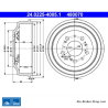 ATE Original 2 Pieces Brake Drum (24022540051) for Citroën, Fiat, Peugeot